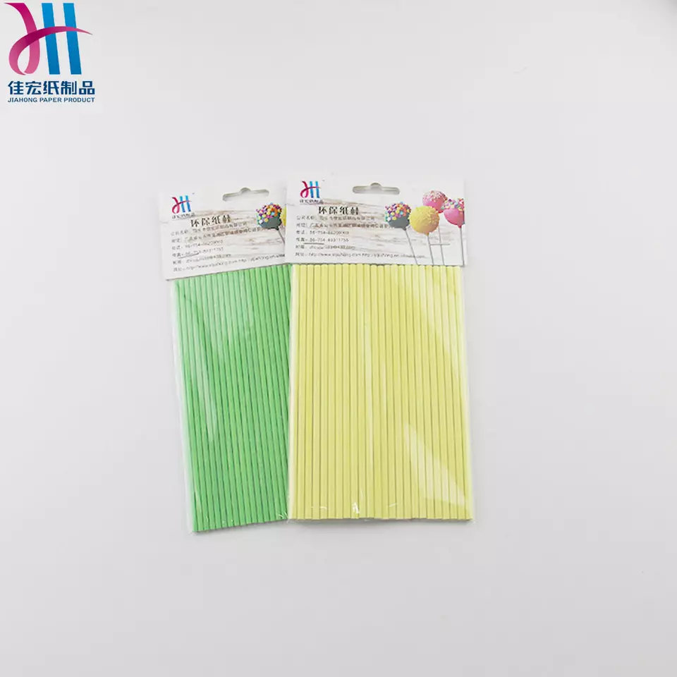 Palitos de papel coloridos para bolos ODM