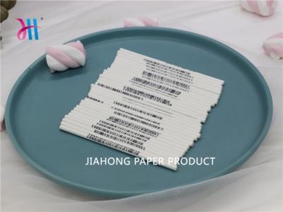 Vara de papel de código de barras de impressão personalizada reciclável ecologicamente correta 3.5*100mm
