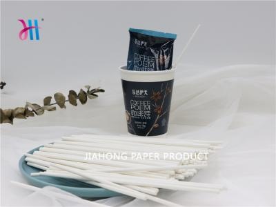 Coffee de papel biodegradável descartável Sticks 3.5 * 150mm 