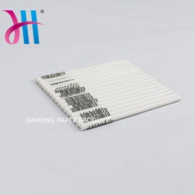 Fabricação de varas de papel de código de barras ecologicamente corretas de grau alimentício 3.85*76mm
